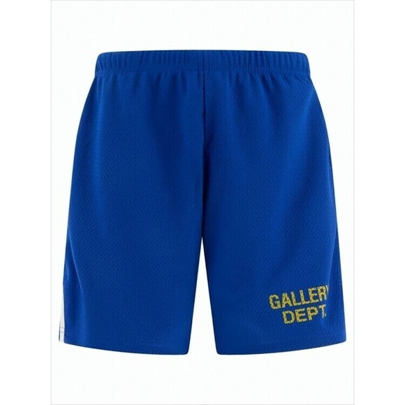 Gallery Dept. Breathable Blue Mesh Shorts With Contrasting Stripes - NWT